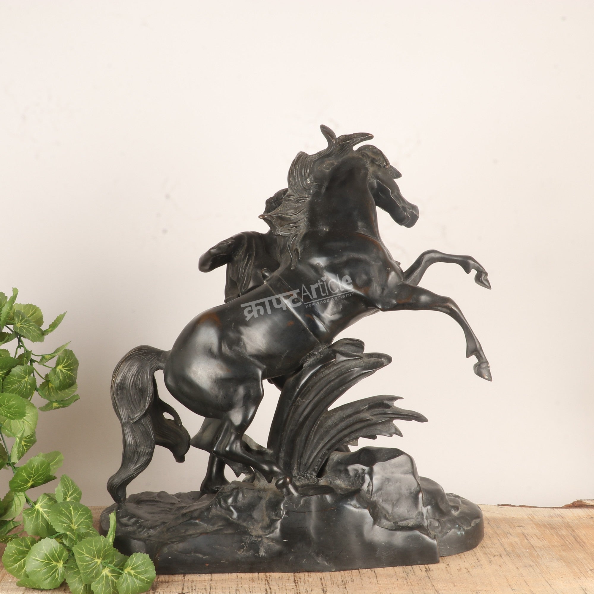 Brass Horse and Rider Sculpture – A Symbol of Power, Motion & Mastery