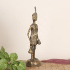 Tribal Man Hunter Warrior Figurine – Dhokra Tribal Art