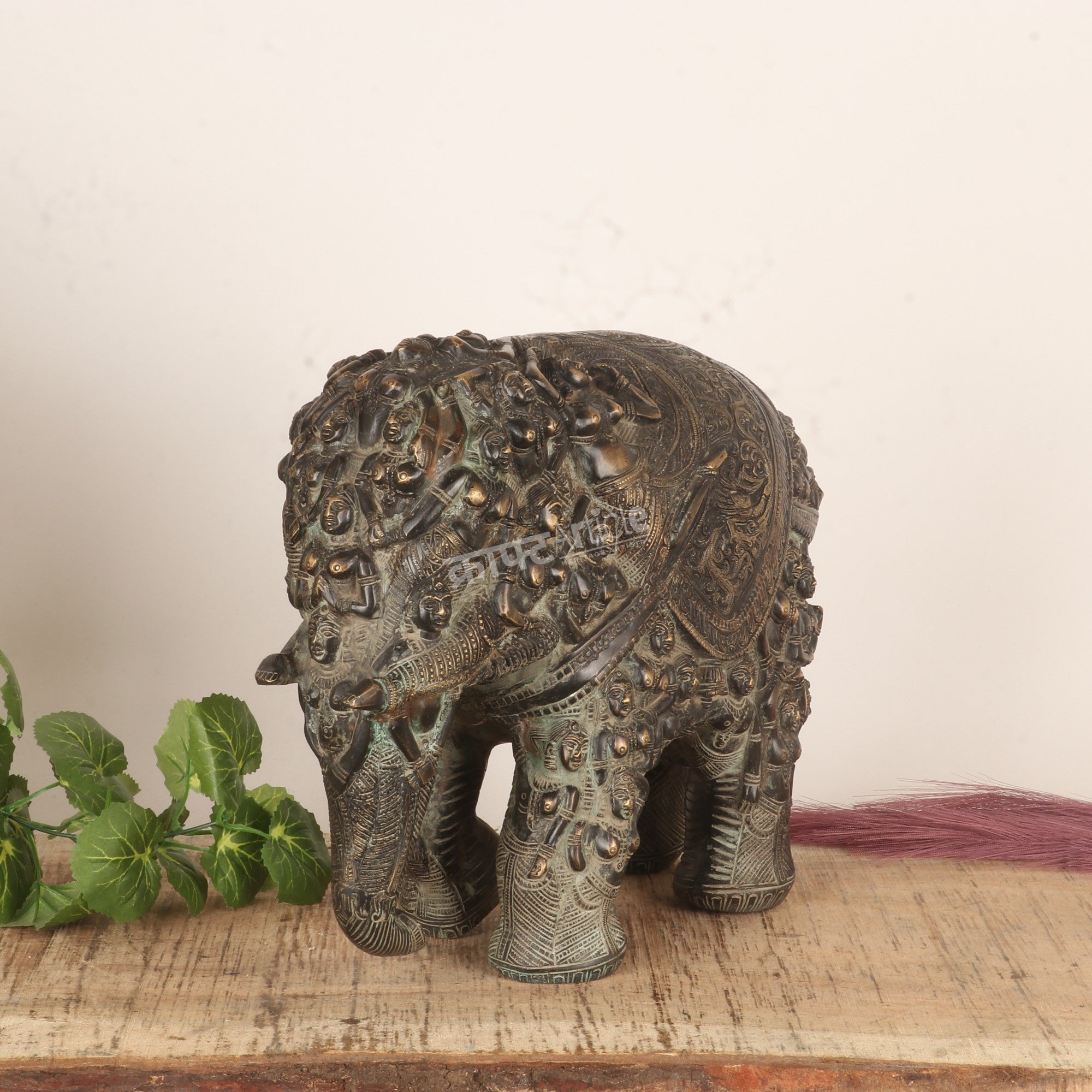 Brass Elephant Sculpture – A Symbol of Strength & Prosperity