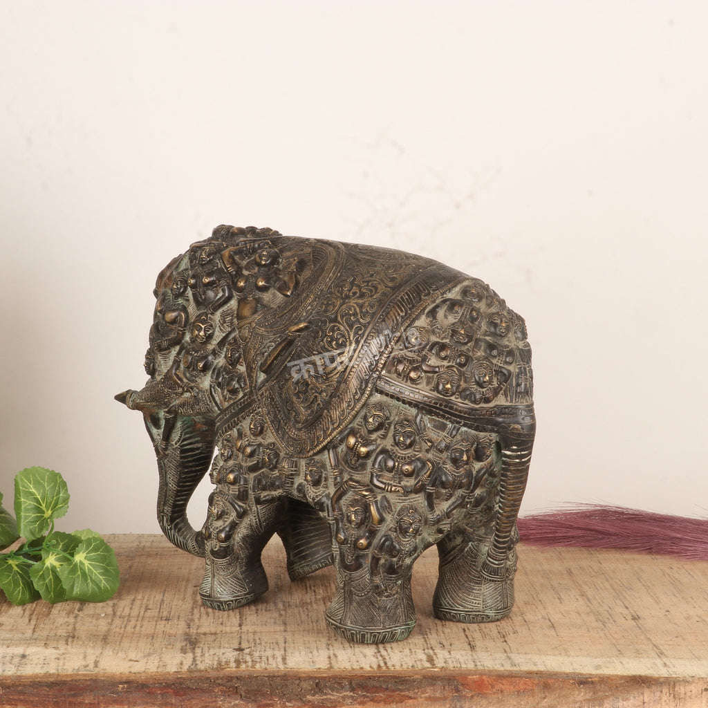 Brass Elephant Sculpture – A Symbol of Strength & Prosperity