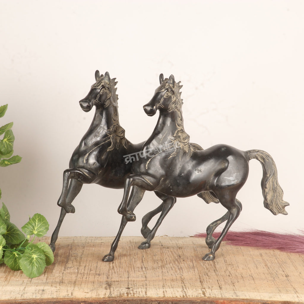 Decorative Brass Horse Statues