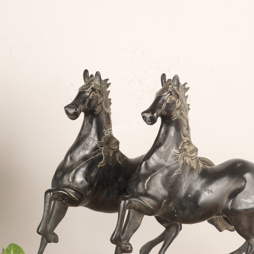 Decorative Brass Horse Statues
