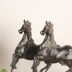 Decorative Brass Horse Statues