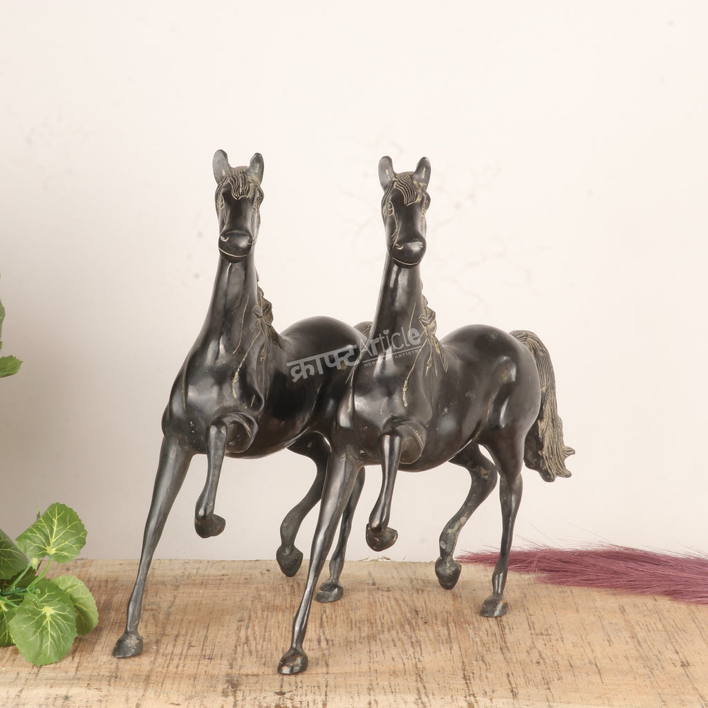 Decorative Brass Horse Statues