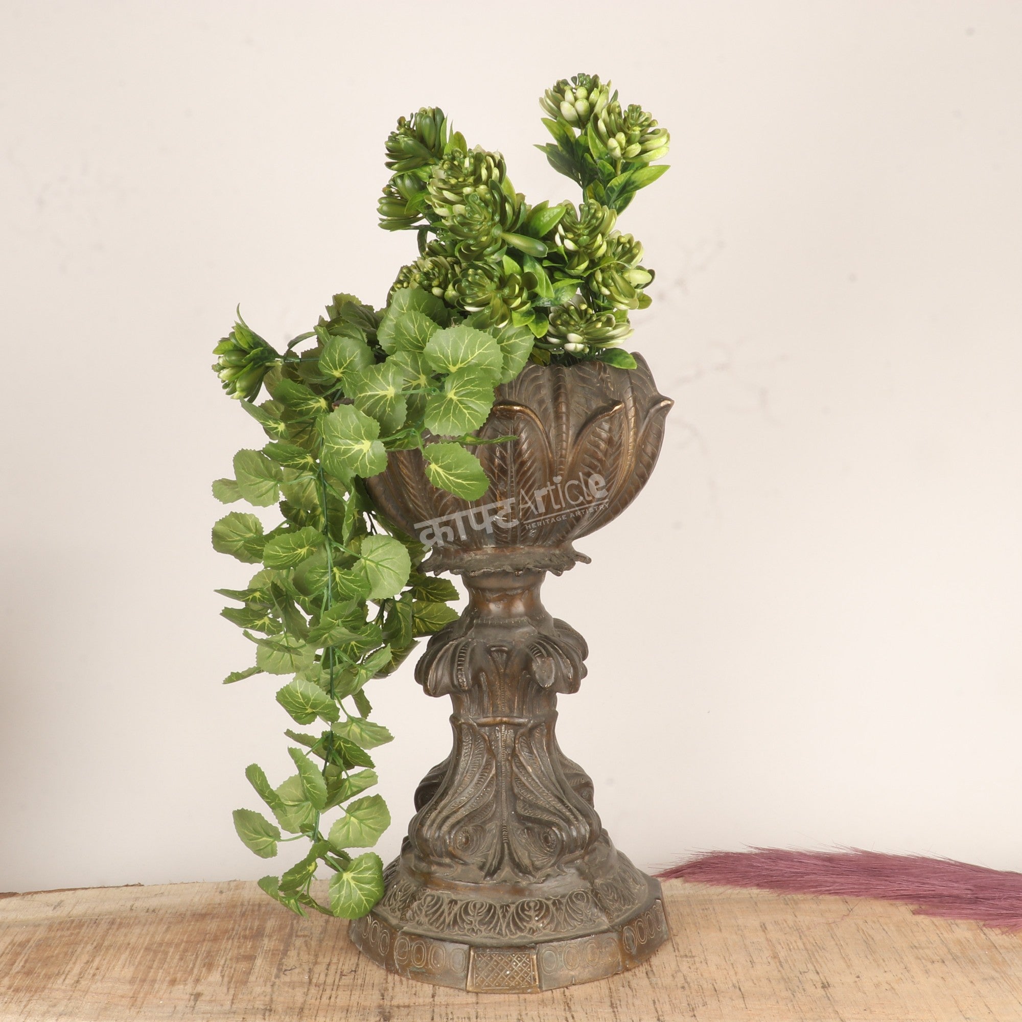 Handcrafted Brass Planter