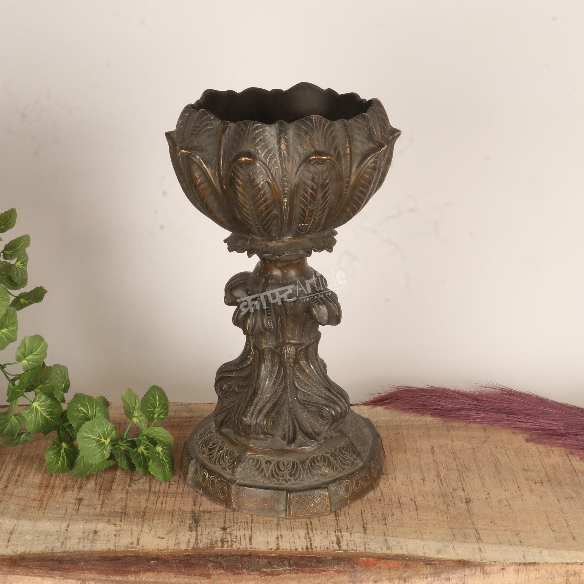 Handcrafted Brass Planter