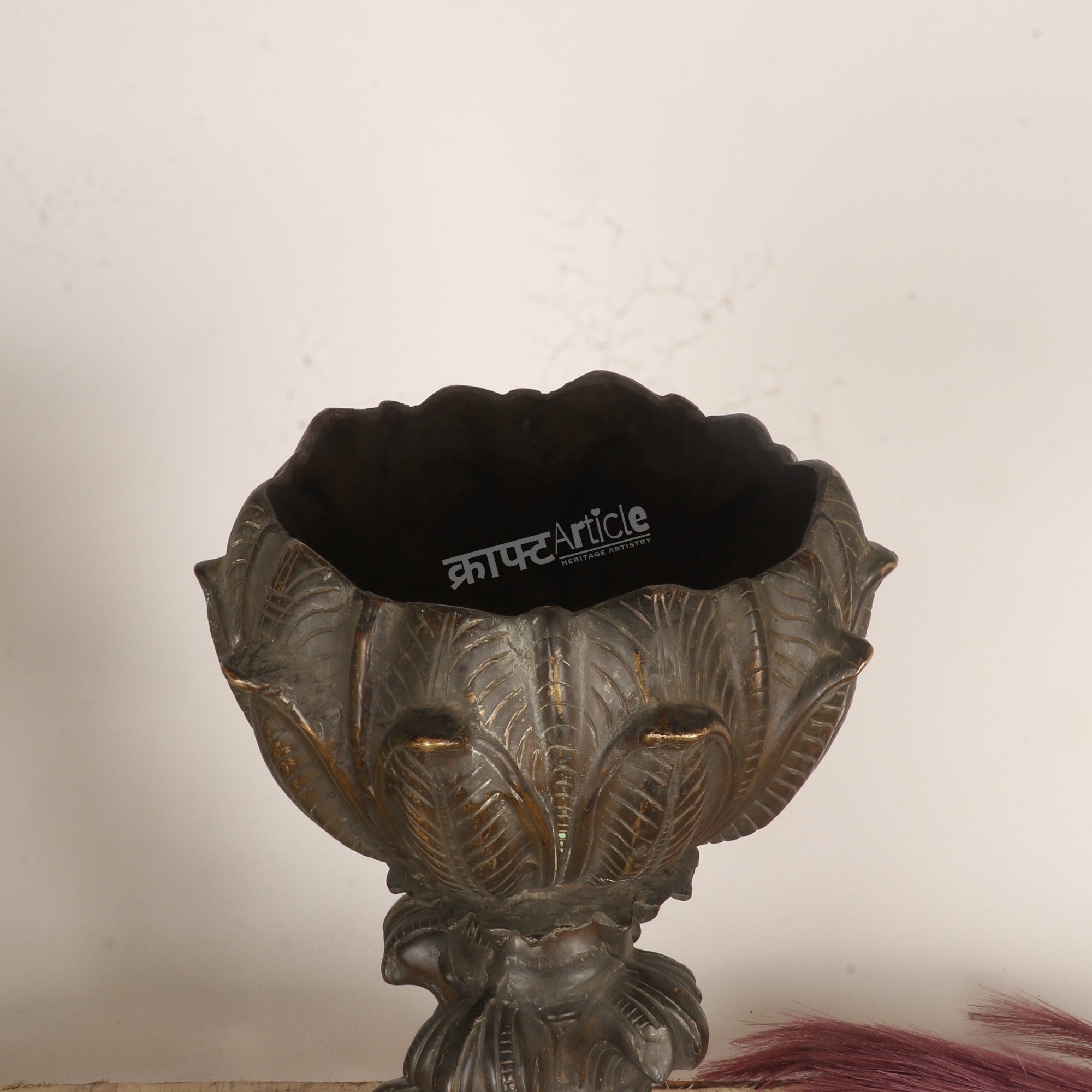 Handcrafted Brass Planter