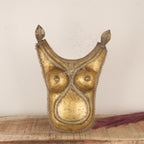 Traditional Tribal Brass Torso Sculpture