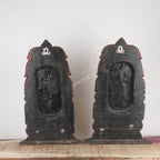 SHIVA GAURI WOODEN HEAD SCULPTURES