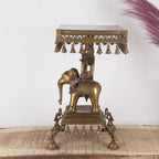 Brass Elephant Table Décor – Royal Elegance with Traditional Charm