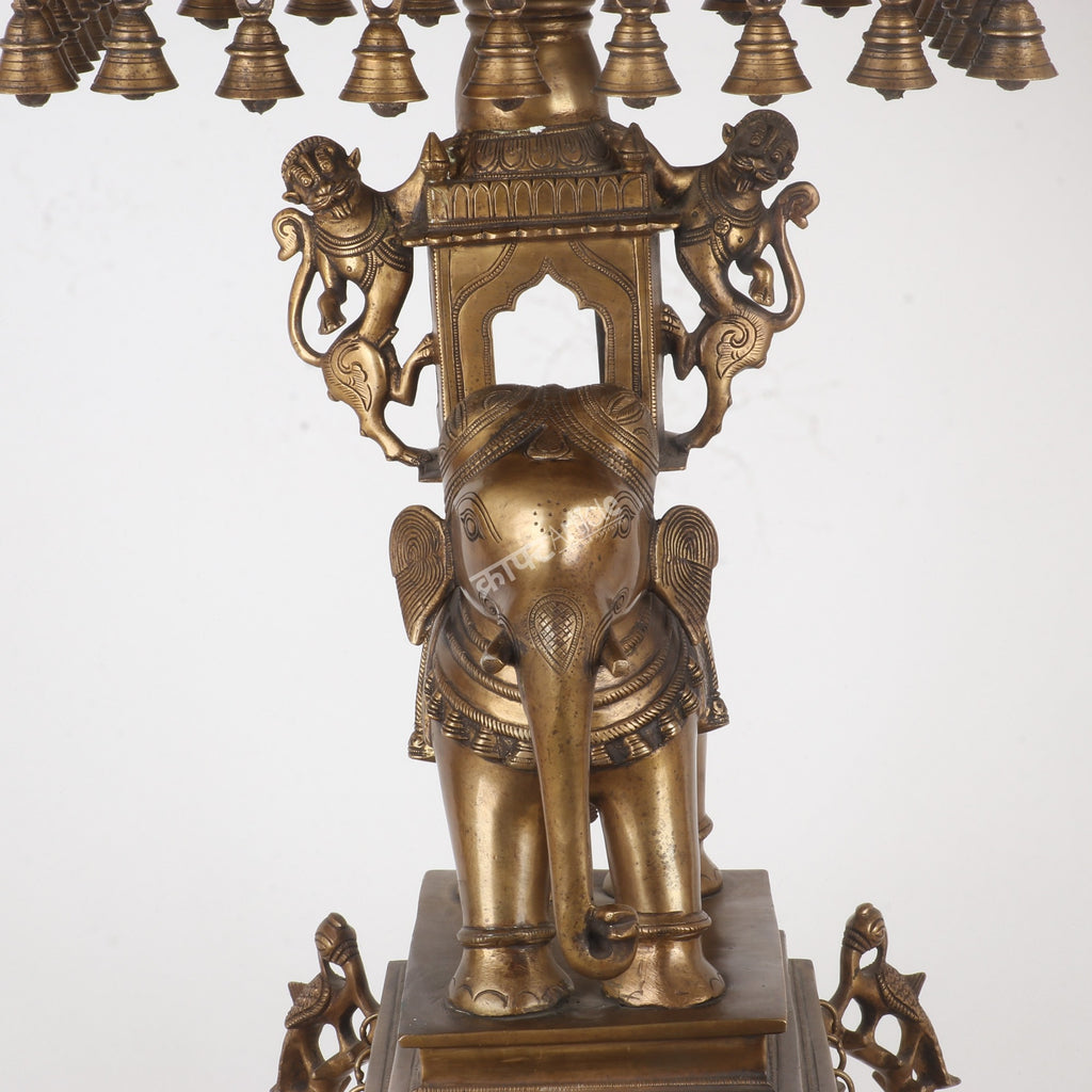 Brass Elephant Table Décor – Royal Elegance with Traditional Charm