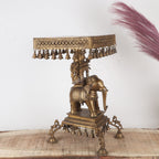 Brass Elephant Table Décor – Royal Elegance with Traditional Charm