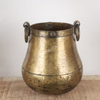 Vintage Handcrafted Brass Planter
