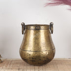 Vintage Handcrafted Brass Planter