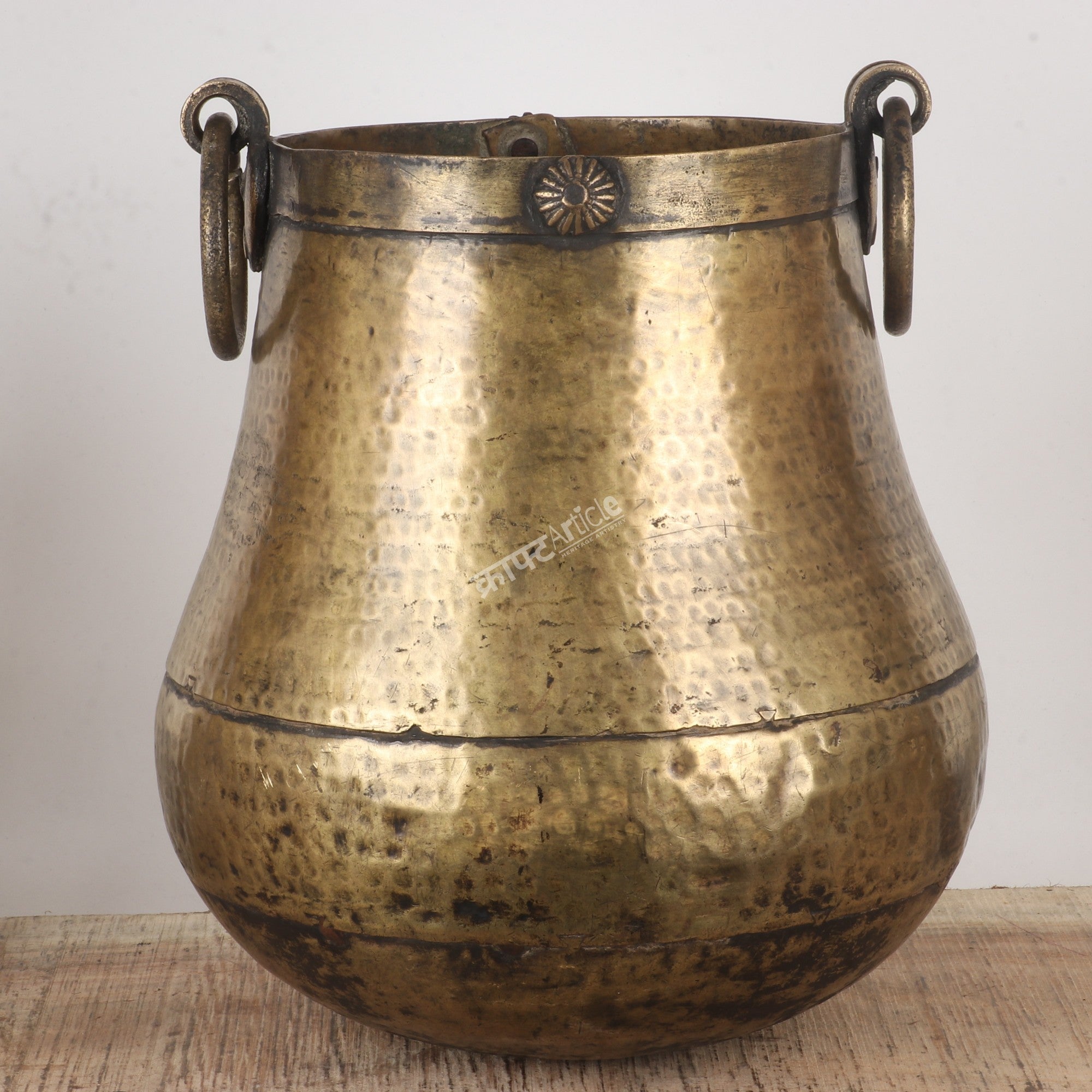 Vintage Handcrafted Brass Planter
