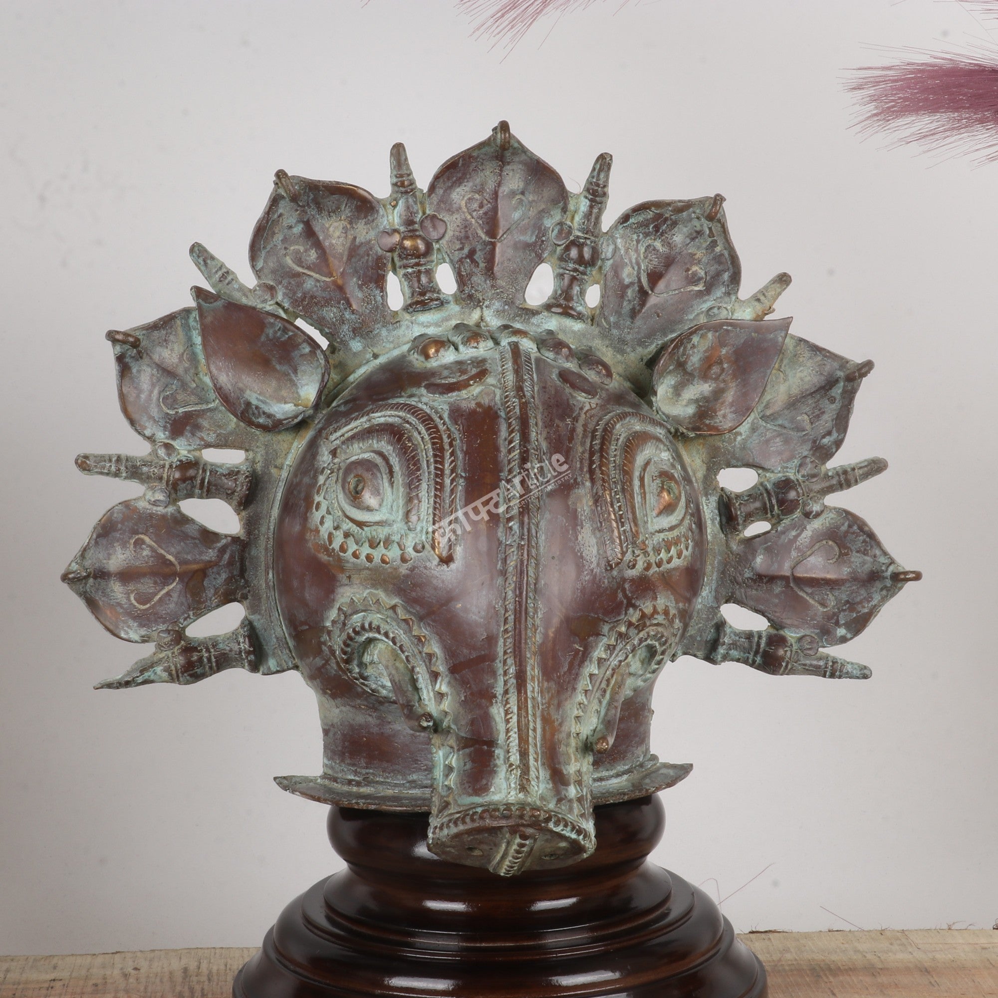 Brass Varaha Mask – Sacred Wall Hang & Table Décor Accent