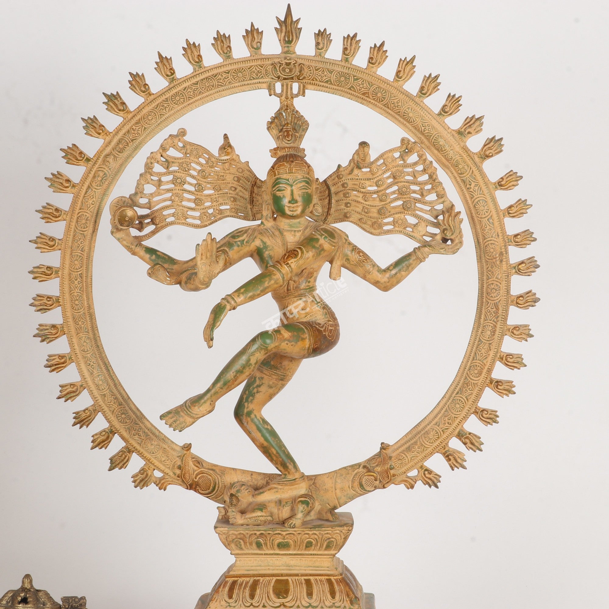 Brass Lord Shiva Natraj Sculpture – Cosmic Dance of Creation