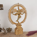 Brass Lord Shiva Natraj Sculpture – Cosmic Dance of Creation