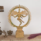 Brass Lord Shiva Natraj Sculpture – Cosmic Dance of Creation