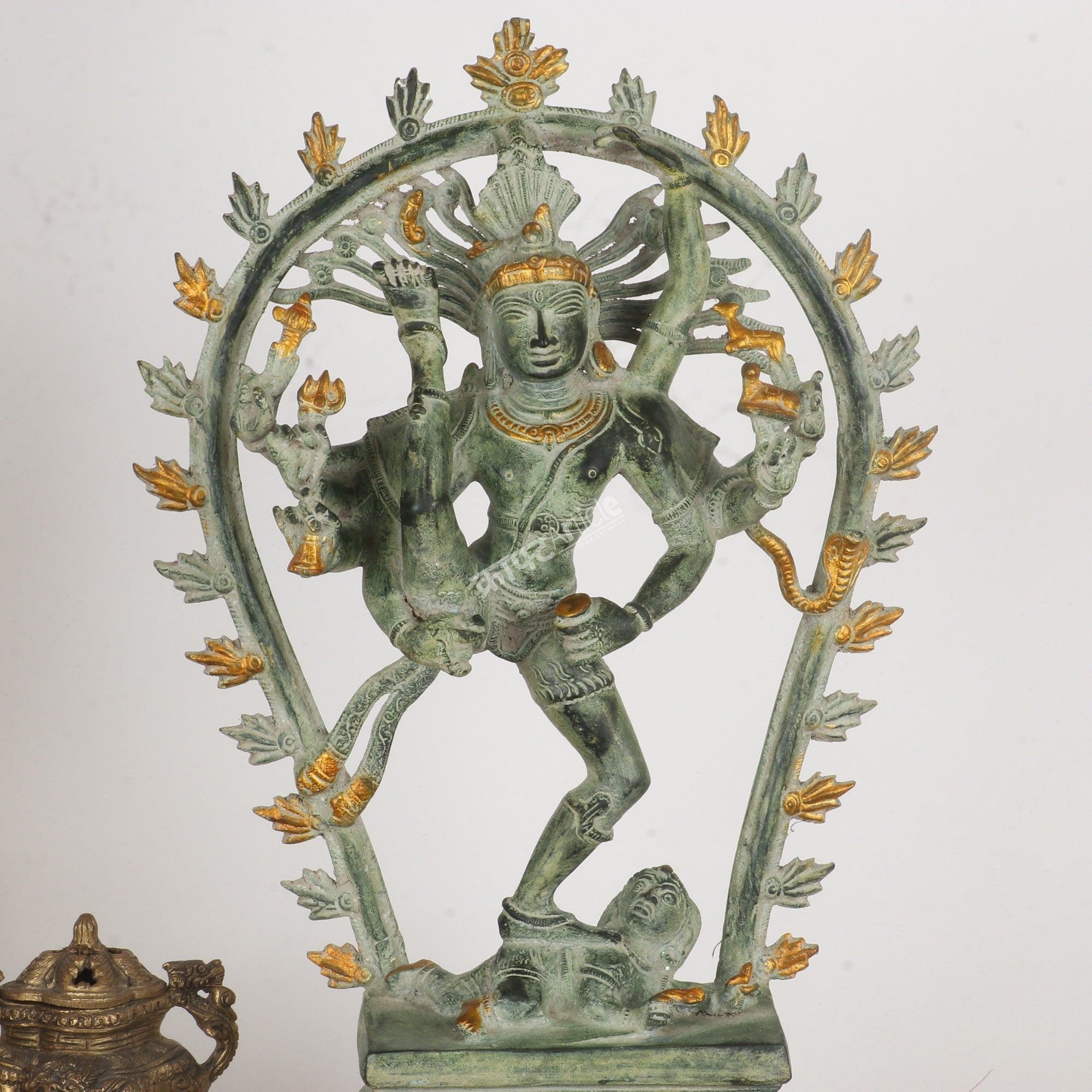 Brass Lord Shiva Natraj Statue – Cosmic Dance of Creation