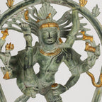 Brass Lord Shiva Natraj Statue – Cosmic Dance of Creation