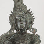 Brass Lord Krishna Statue