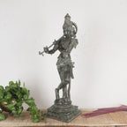 Brass Lord Krishna Statue