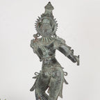 Brass Lord Krishna Statue