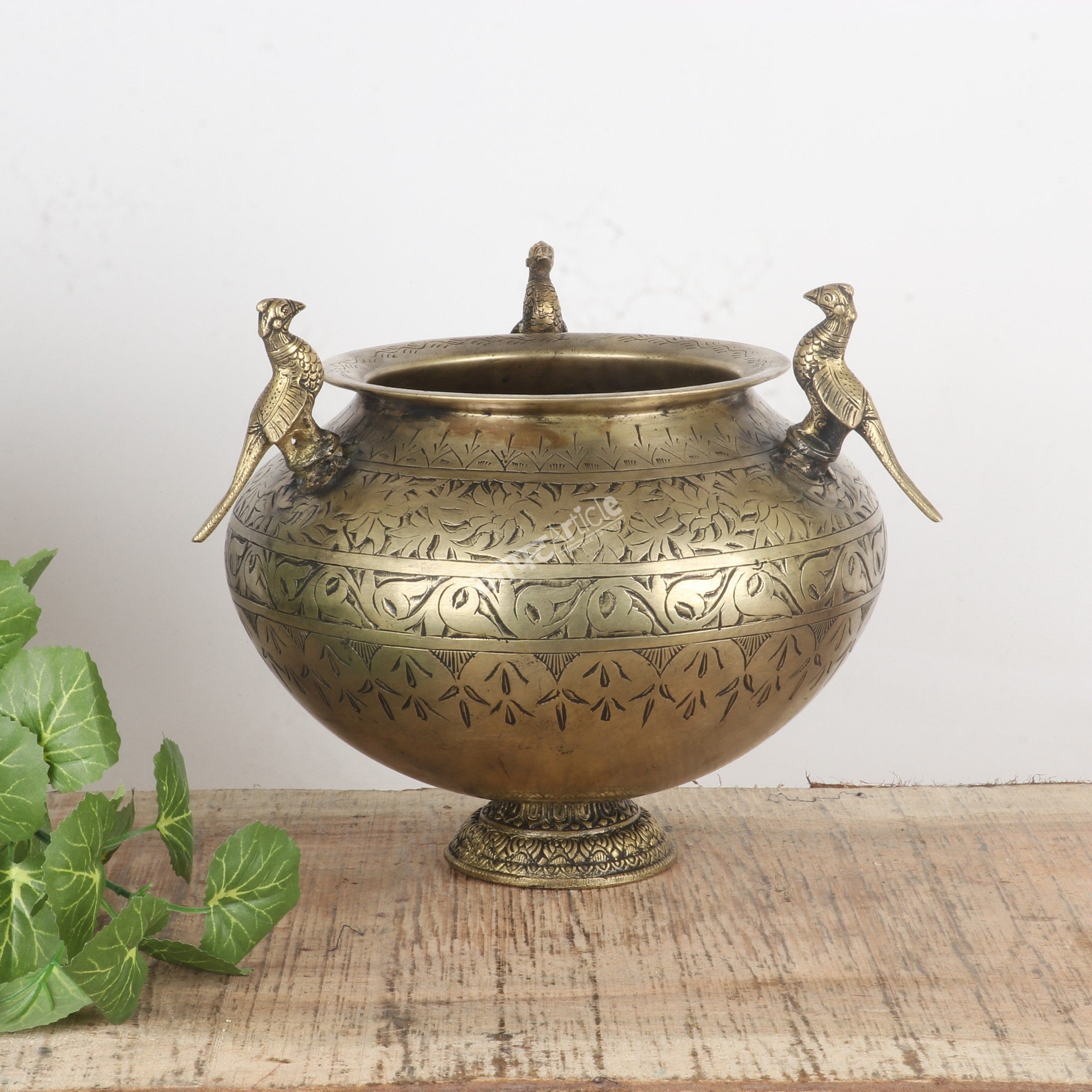 Handcrafted Brass Flower Vase