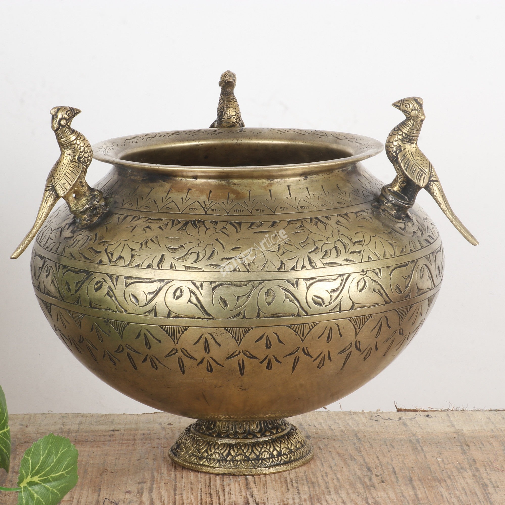 Handcrafted Brass Flower Vase