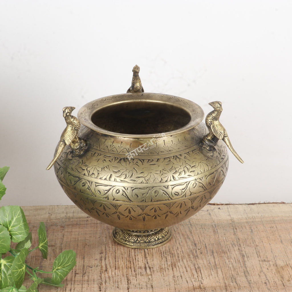 Handcrafted Brass Flower Vase