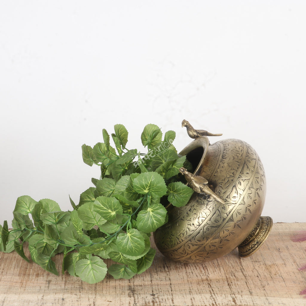 Handcrafted Brass Flower Vase