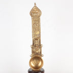 Pooja Spoon with Nandi & Shiva Lingam – Sacred Brass Ritual Ladle