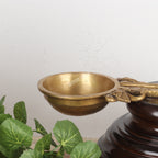 Brass Pooja Spoon with Nandi & Shiva Lingam