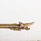 Brass Pooja Spoon with Nandi & Shiva Lingam
