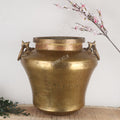 Handcrafted Heritage Brass Planter