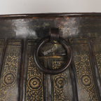 Vintage Handcrafted Brass Large Planter