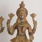 Brass Lord Vishnu Lakshmi Sculpture