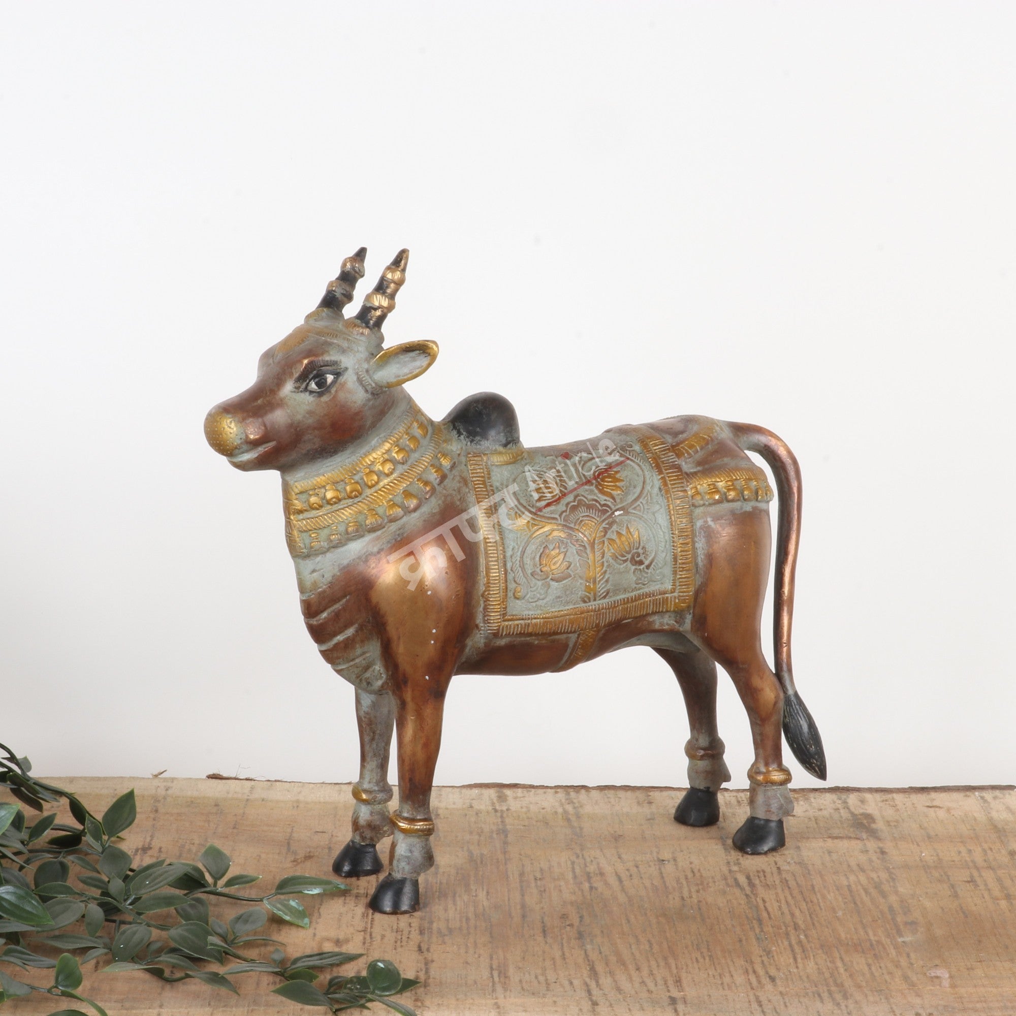 Brass Nandi Bull Statue – Sacred Symbol of Devotion & Strength