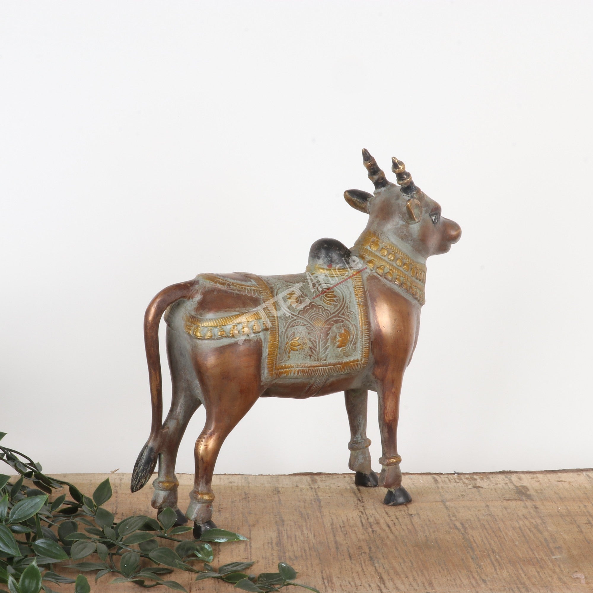 Brass Nandi Bull Statue – Sacred Symbol of Devotion & Strength