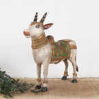 Brass Nandi Bull Sculpture – Sacred Symbol of Devotion & Strength