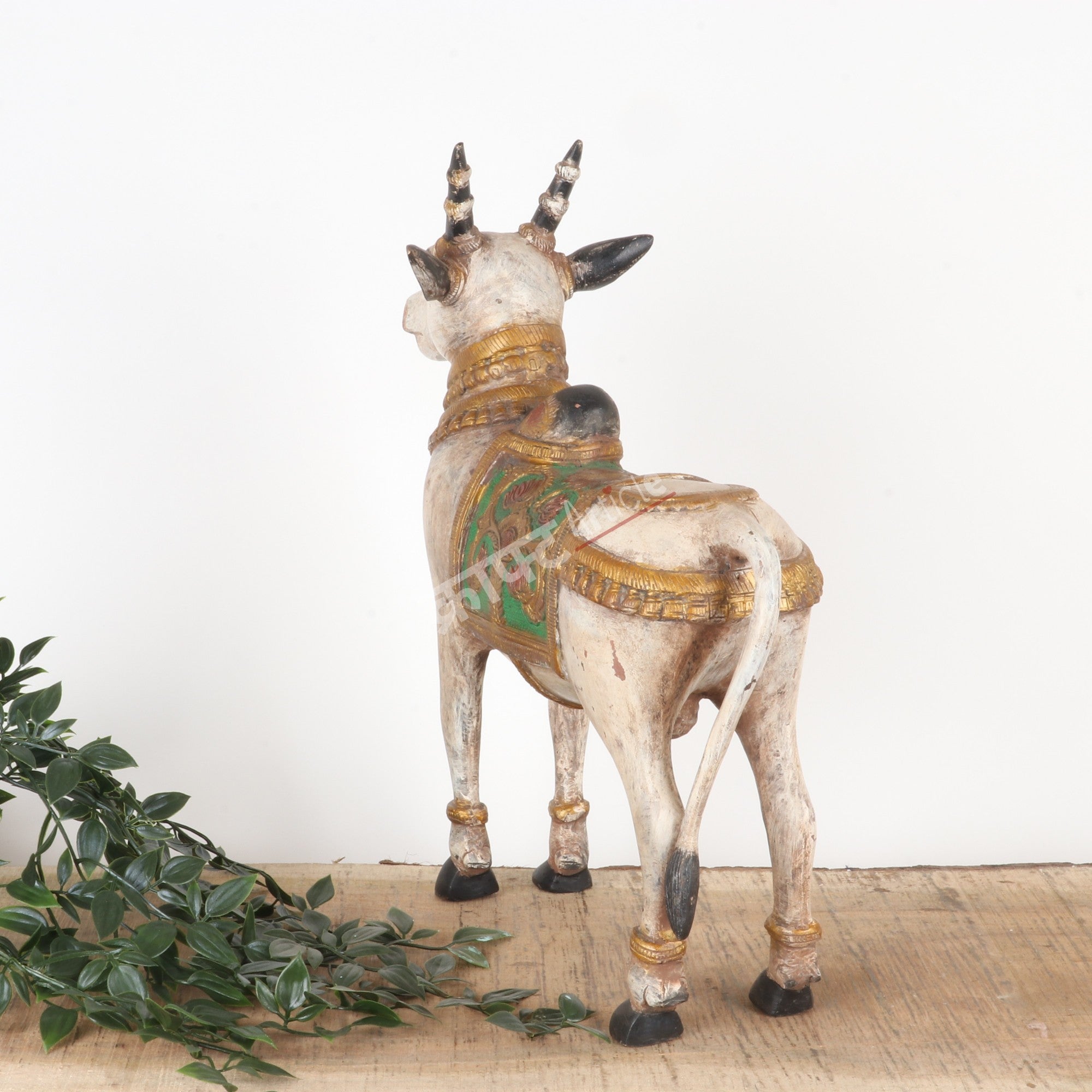 Brass Nandi Bull Sculpture – Sacred Symbol of Devotion & Strength