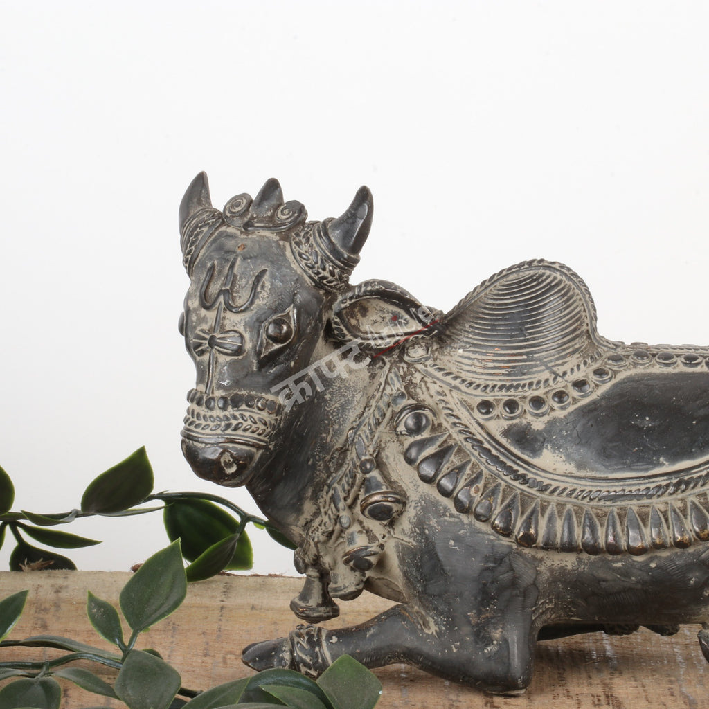 Handcrafted Dokra Tribal Art Nandi (Bull) Idol