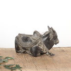 Handcrafted Dokra Tribal Art Nandi (Bull) Idol