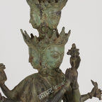 Brass Avalokiteshvara (Bodhisattva of Compassion) Sculpture