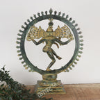 Brass Lord Shiva Natraj Idol – Cosmic Dance of Creation