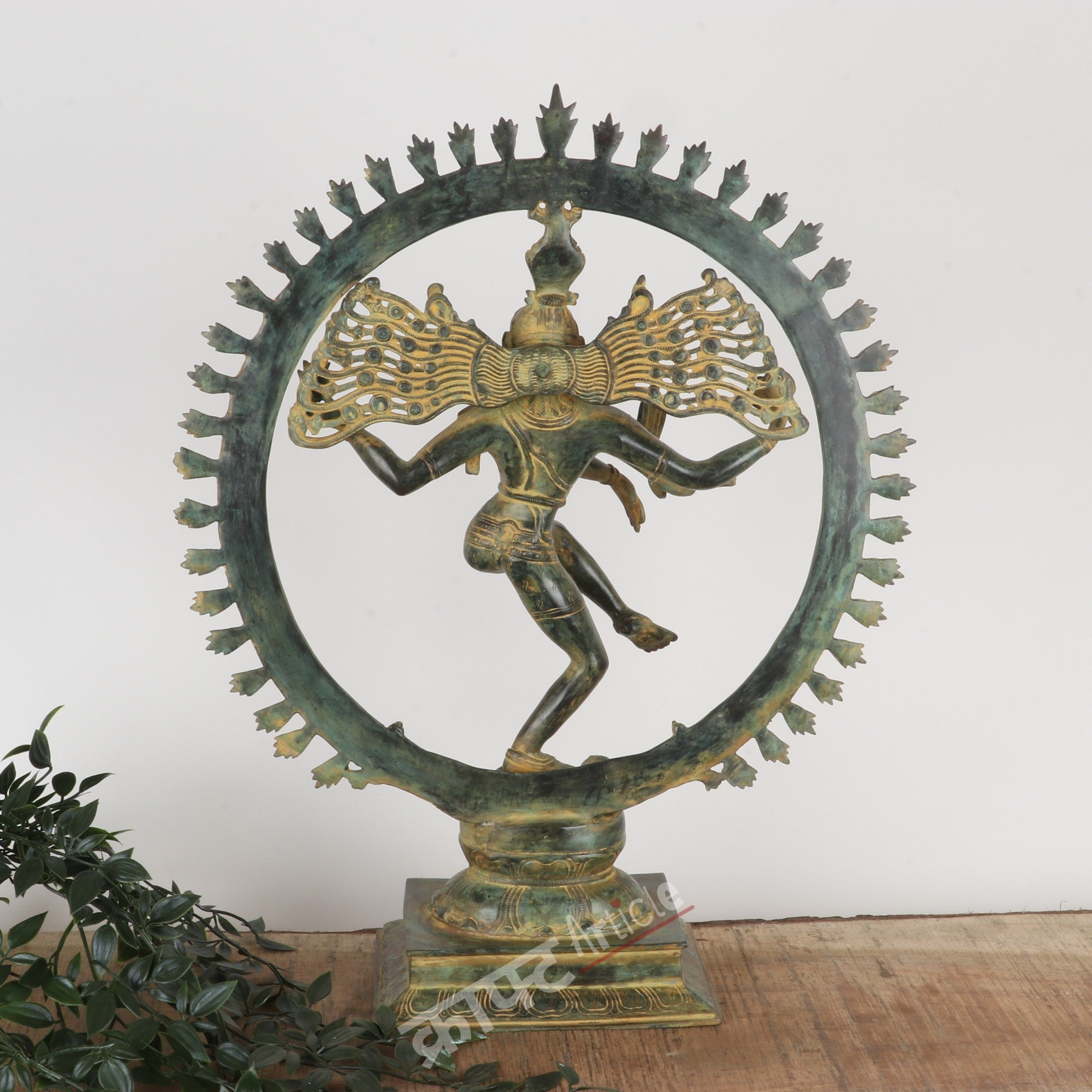Brass Lord Shiva Natraj Idol – Cosmic Dance of Creation