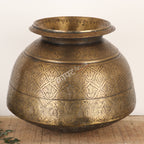 Handcrafted Traditional Brass Planter