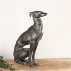 Vintage Brass Dog Sculpture