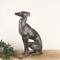 Vintage Brass Dog Sculpture